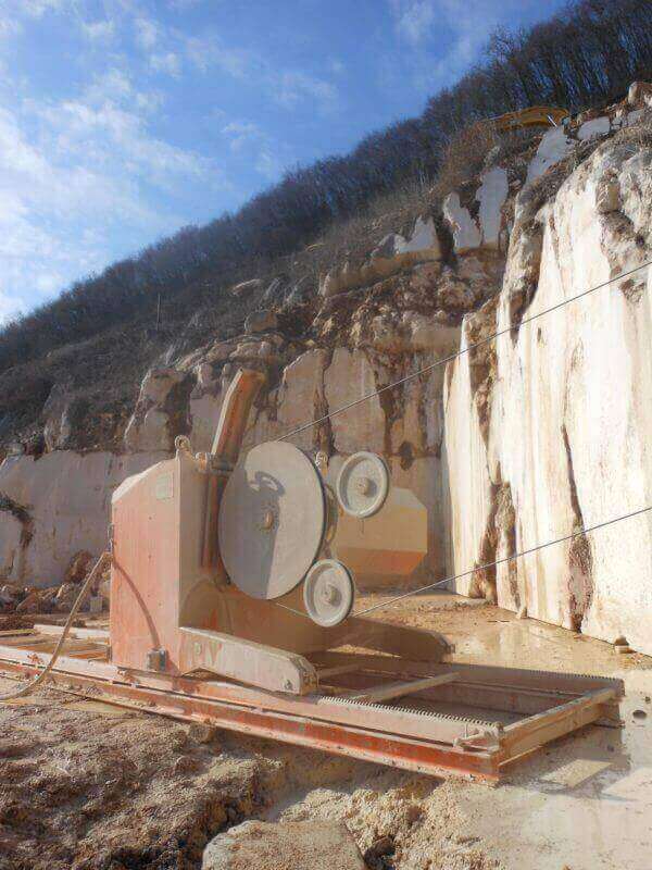 diamond wire sawing marini marble granite for quarri used machine